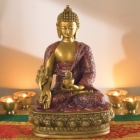 Großhandel Buddha-Statuen > Buddha Gold/Schwarz Großhandel