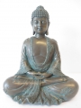 Großhandel - Bronze grün meditierenden Buddha large II