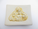 Räucherstäbchenhalter weißes Happy Buddha (6)