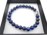 8mm Armband Lapiz Lazuli Buddhamit Geschenk Box