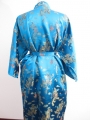 Langer Kimono Drache / Phoenix türkis