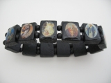 Armband mit Heiligen 12 Stück (schwarz)
