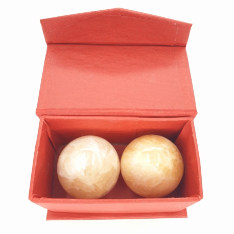 Großhandel - Meridian Balls Marmor Gelb 4 cm