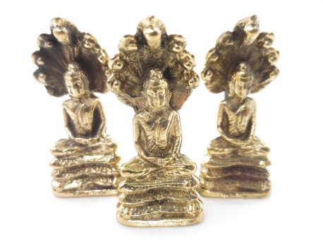 Grosshandel - Bronze Naga Buddha set von 3 