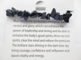 Armband mit dünnen Steinen Blue Sandstone (12pcs)