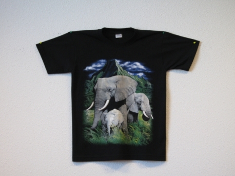 T-Shirt mit 3 Elefanten