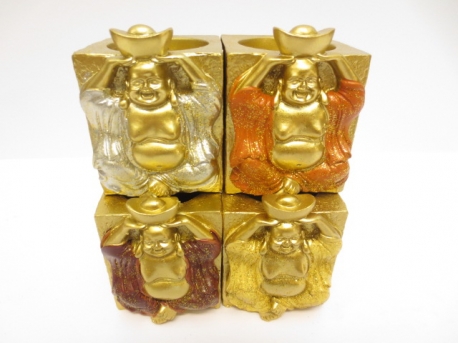 grosshandel - Fröhlich Buddha set tealight von 4