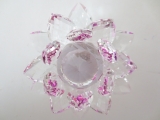 Kristalllotusblüte lila