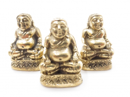 Grosshandel - Bronze Fett buddha set von 3 