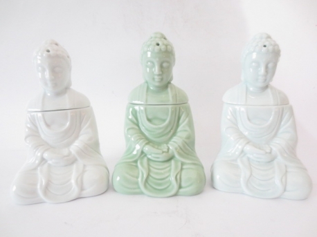 Buddha meditation Ölbrenner set von 3