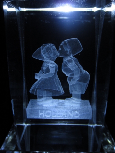 3D Küssendes Paar mit Holland