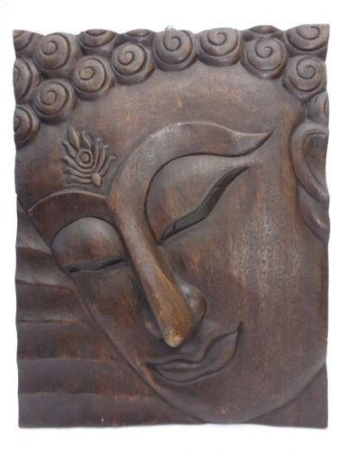 Buddha Holzgemälde (braun)