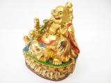 grosshandel - Kinder sitzen Buddha Goldhalskette mittel