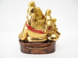 grosshandel - Kinder sitzen Buddha Goldhalskette mittel