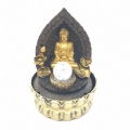 Großhandel - Meditation LED Beleuchtung Buddha in Wand Goldbrunnen klein
