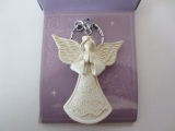 Weiße Guardian Angel Display Gift Set Schlüsselanhänger