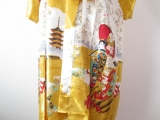 Japanischer Kimono lang gelb