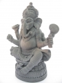 Ganesha mit Ratte, Hämatit, groß