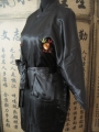 Kurzer Kimono, Drache (schwarz)