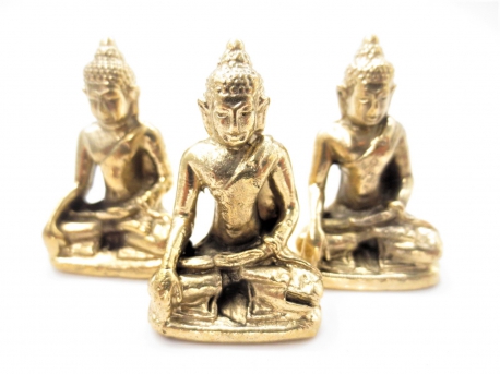 Grosshandel - Bronze Meditierend Buddha set von 3 