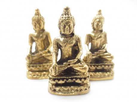Grosshandel - Bronze Meditation Buddha IV set von 3 
