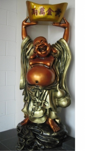 Boeddha Staand met Goudklomp