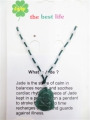 Großhandel - Jade Buddha Halskette klein dunkelgrün