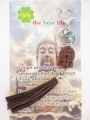 Buddha Kopf keychain braun