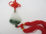 Jade-Buddha Anhänger hellgrün #2