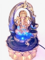 Meditation LED Beleuchtung Golden Ganesh Brunnen groß