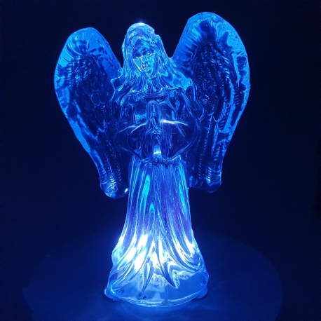 Großhandel - Kristallstatuenengel, der blau betet