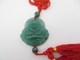 Jade-Buddha Anhänger D.grün #3