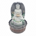Meditations Led beleuchtung Buddha Brunnen klein