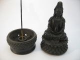 Guanyin incense/conesburner schwarz