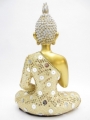 Thai Buddha mit Schüssel gold