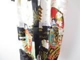 Japanischer Kimono lang schwarz