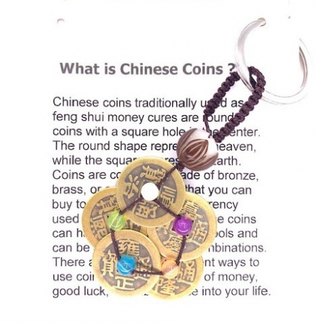 Großhandel - Glücksmünzen mit Lotusschlüsselring