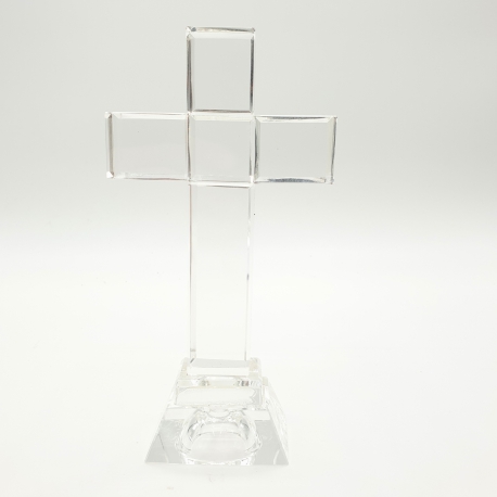 Kristallstatue Kreuz