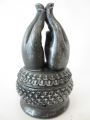 Meditation hands incense/conesburner silber