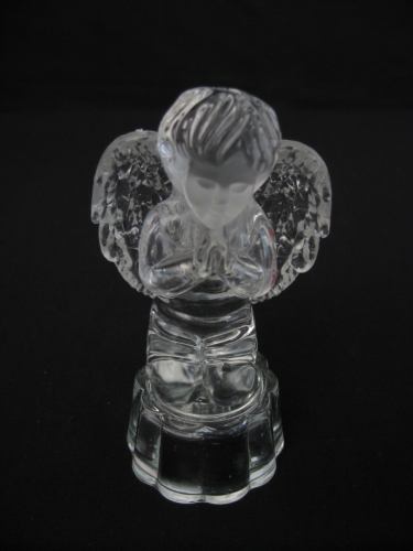 Kristall-Statue betender Engel