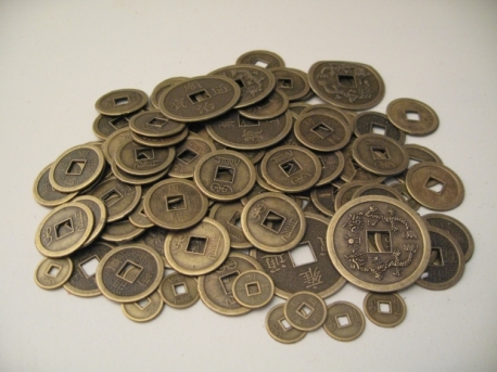 Chinesische Glücksmünzen, mittel (500 Stück)