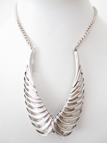 Silver Flügel Halskette