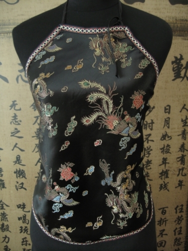 Chinesisches Shirt mit Drachen (schwarz)