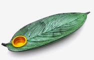 Blatt des Lebens Räucherstäbchenhalter grün