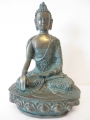 Großhandel - Bronze grün meditierenden Buddha large III