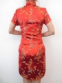 Kurzes Kleid Drachen / Phoenix rot Größe 34