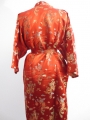Langer Kimono Drache / Phoenix rot