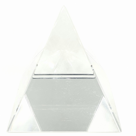 Kristall-Prisma Pyramide-Form groß