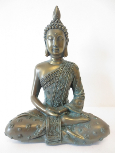 Großhandel - Bronze grün meditierenden Buddha II
