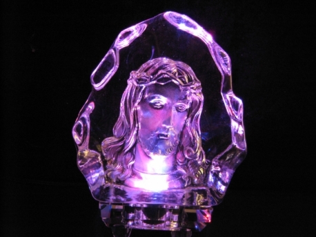 Kristall platt Jesus